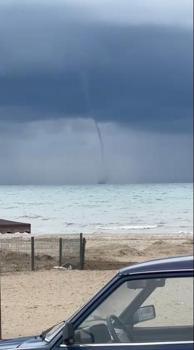Mudanya açıklarında hortum