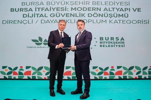 Bursa Büyükşehir Belediyesi’nin itfaiye yatırımlarına ulusal ödül