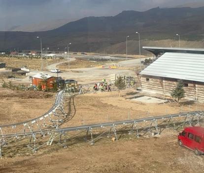 Erciyes’te dağ kızağı projesi çalışmaları sürüyor
