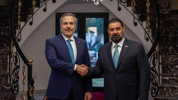 Dışişleri Bakanı Fidan, Irak Temsilciler Meclisi Başkanı Halbusi ile görüştü