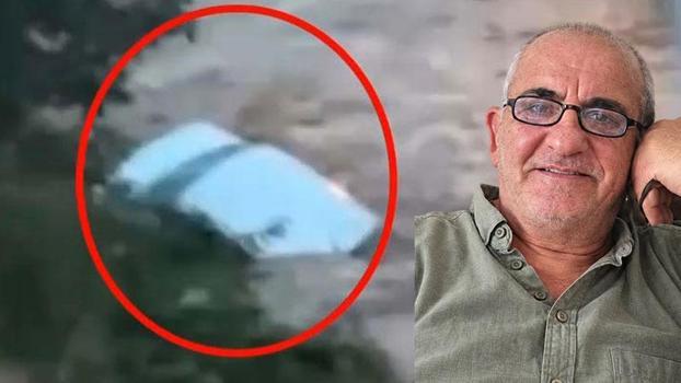 Sarıyer’de selde kaybolan Ahmet Derin’in aracının sürüklendiği anların görüntüsü ortaya çıktı