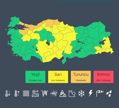 Bakan Kurum: 10 ilde turuncu, 26 ilde sarı kodlu uyarı var