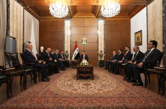 Bakan Fidan, Irak Başbakanı Zeydi tarafından kabul edildi
