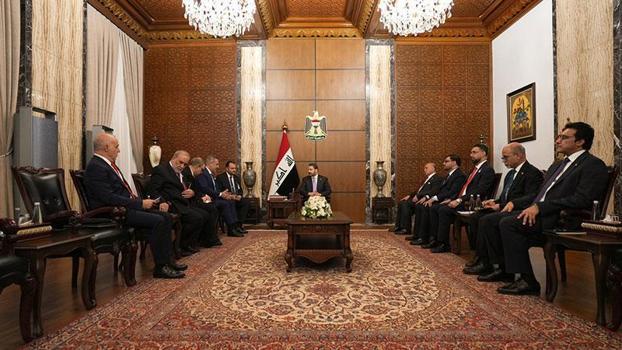 Bakan Fidan, Irak Başbakanı Zeydi tarafından kabul edildi