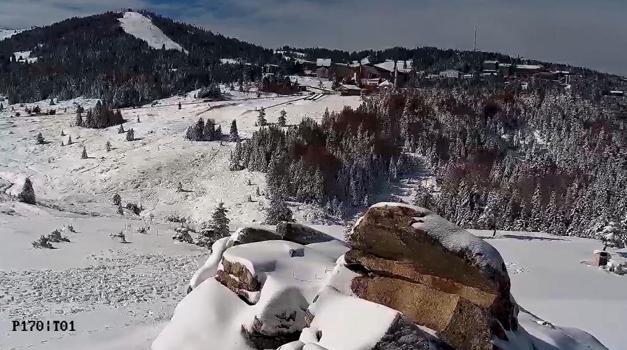 Uludağ’da kar kalınlığı 20 santime ulaştı