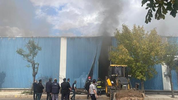Gaziantep’te pamuk fabrikasında yangın