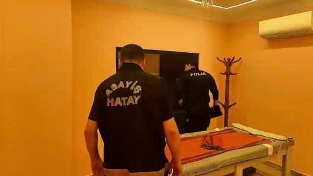 Hatay'da masaj salonları denetlendi