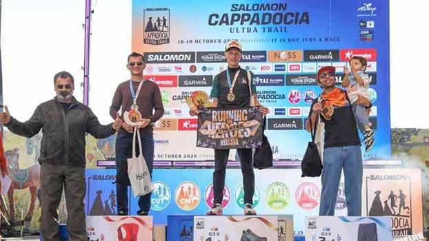 Cappadocia Ultra Trail'de dereceye giren sporcular ödüllerini aldı