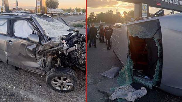 Malatya'da otomobil ile minibüs çarpıştı; 1'i ağır 3 yaralı