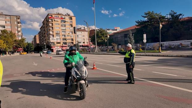 Elazığ’da motosiklet denetimi: 63 sürücüye 1,3 milyon lira ceza