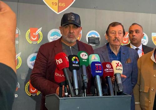 Kayserispor Başkanı Ali Çamlı: Selçuk Şahin aklını başına alsın