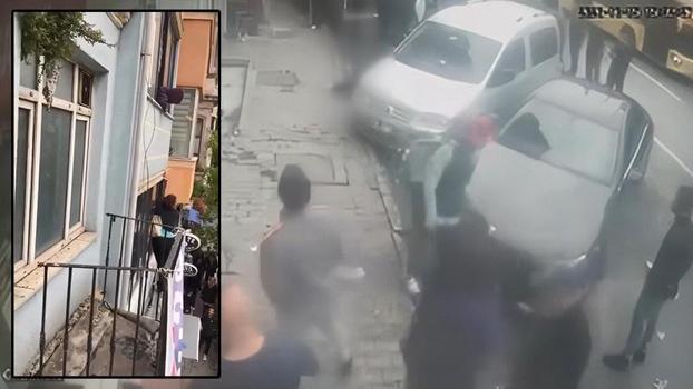 Beyoğlu’nda 'İmdat polis yok mu' diye bağırdı; çıktığı otel tabelasından düşerek yaralandı