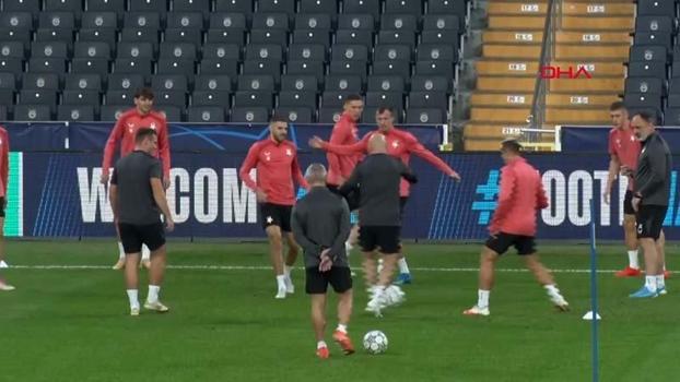 Slavia Prag, Fenerbahçe maçı hazırlıklarını tamamladı