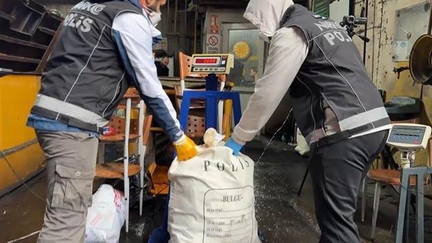 İstanbul’da yaklaşık 10 ton ağırlığında uyuşturucu imha edildi