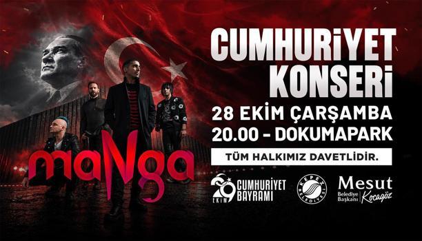 Cumhuriyet Bayramı Manga konseriyle kutlanacak