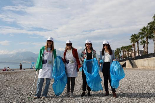 Konyaaltı Sahili'nde plastik atıklara karşı yeni proje