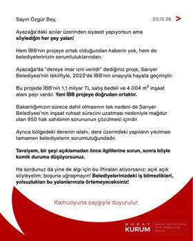 Bakan Kurum, Özgür Özel'e: Söylediğin her şey yalan
