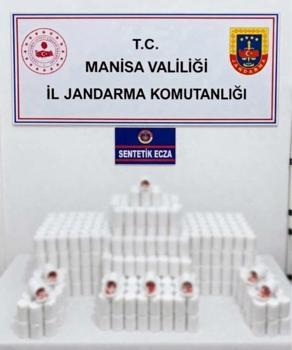 Manisa’da 42 bin 534 sentetik ecza ele geçirildi: 1 tutuklama