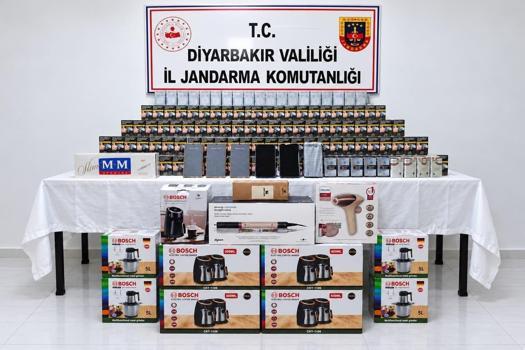 Diyarbakır’da kaçakçılık operasyonlarında 32 şüpheliye işlem