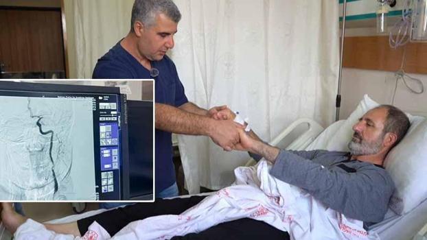 Batman’da inme geçiren hasta, 45 dakikalık müdahaleyle sağlığına kavuştu