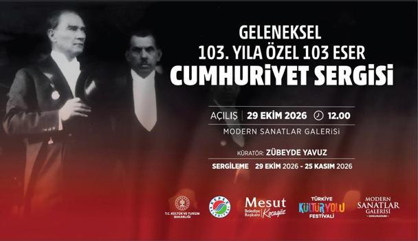 Kepez’de cumhuriyetin 103'üncü yılına özel sergi
