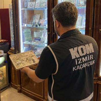 İzmir’de 672 sikke ele geçirildi