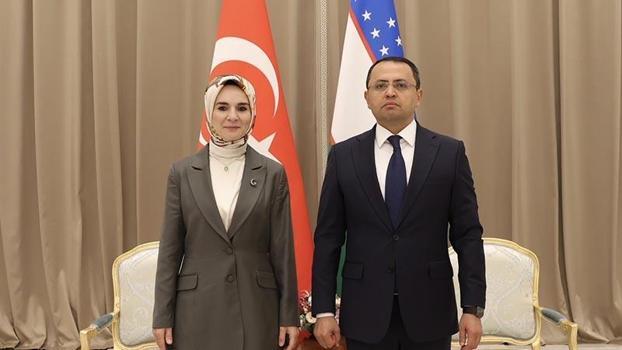 Bakan Göktaş, Özbekistan Cumhurbaşkanı Danışmanı Olloyorov ile görüştü