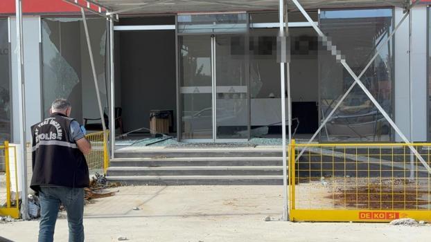 İnşaat firmasının satış ofisine silahlı saldırı