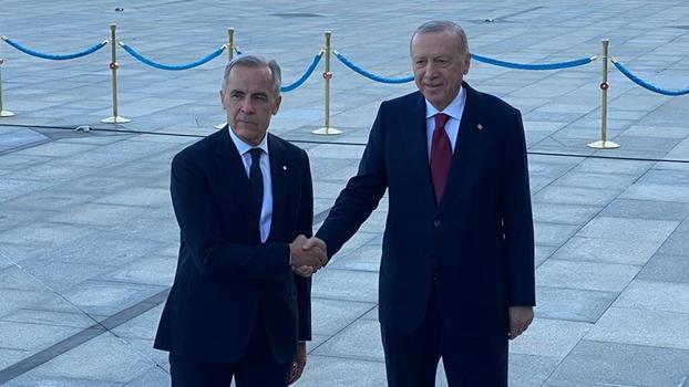 Cumhurbaşkanı Erdoğan, Kanada Başbakanı Carney'i resmi törenle karşıladı