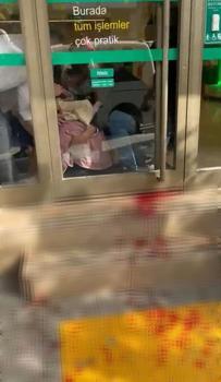 3,5 aylık hamile Berna, çalıştığı GSM bayisinde tahralı saldırıda ağır yaralandı