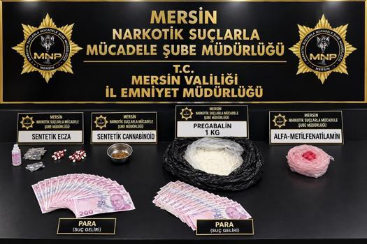 Mersin’de uyuşturucu operasyonunda 2 tutuklama