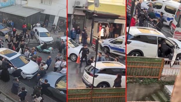 Kağıthane’de taksi şoförünün öldüğü silahlı saldırı sonrası yaşananlar kamerada