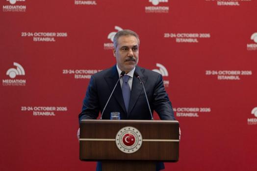 Bakan Fidan, 9'uncu İstanbul Arabuluculuk Konferansı'nda konuştu