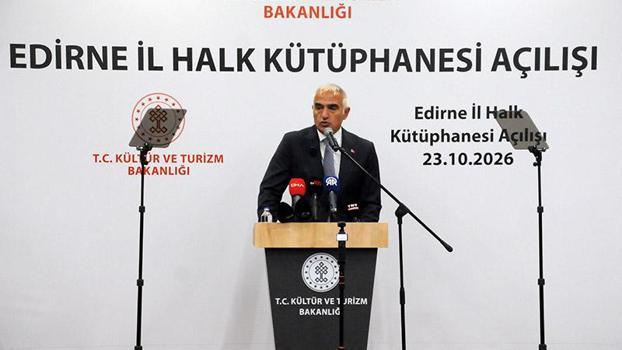 Bakan Ersoy: Kütüphaneleri çoğaltmak, toplumumuzun düşünce dünyasını zenginleştirmektir