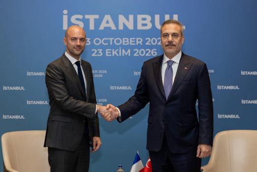 Bakan Fidan, Fransa Avrupa ve Dışişleri Bakanı Jean-Noel Barrot ile bir araya geldi