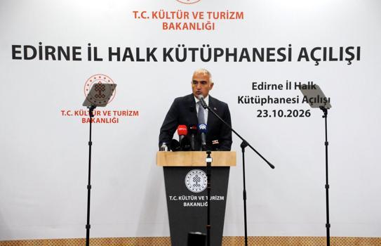 Bakan Ersoy: Kütüphaneleri çoğaltmak, toplumumuzun düşünce dünyasını zenginleştirmektir