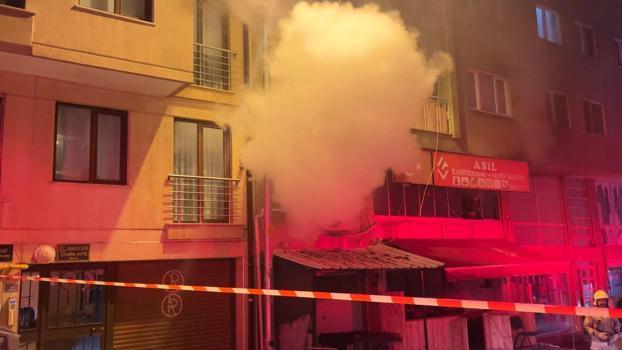 Bursa'da kıraathanede çıkan yangın söndürüldü