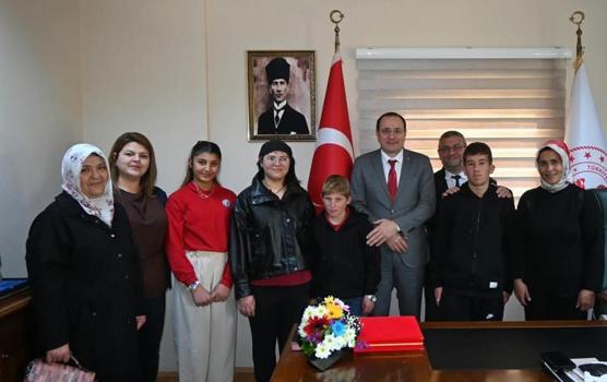Özel öğrenciler kaymakamlıkta