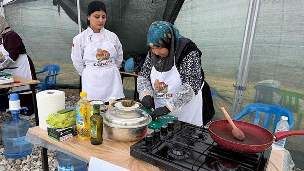 Tarihi Karakuş Tümülüsü'nde yemek yarışması