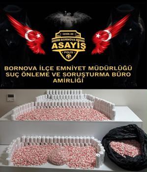 İzmir’de 43 bin 730 sentetik ecza ele geçirildi