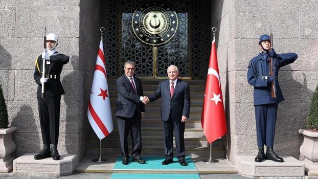 Bakan Güler, KKTC Başbakanı Üstel ile görüştü