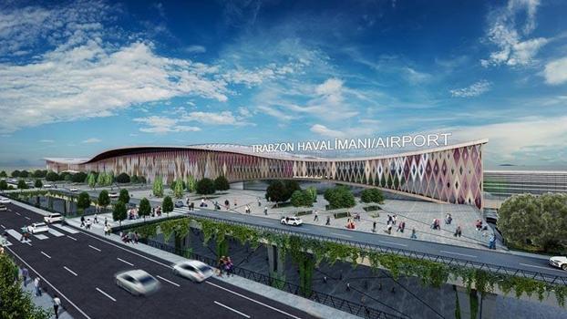 Trabzon Yeni Havalimanı'nda şantiye çalışmaları başladı
