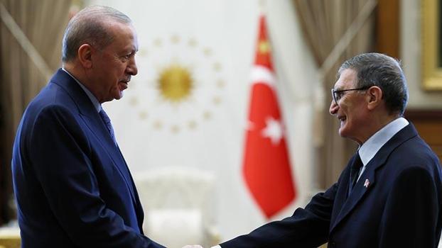 Cumhurbaşkanı Erdoğan, Aziz Sancar'ı kabul etti