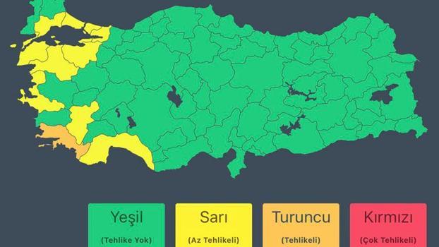 Çevre, Şehircilik ve İklim Değişikliği Bakanlığı'ndan 'sağanak' uyarısı