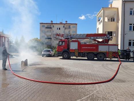 Hastanede tatbikat