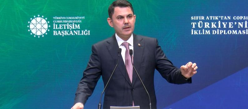 Bakan Kurum: COP31 ile kıtalararası köprü kuracağız