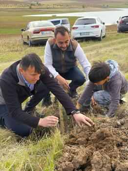 Kayseri itfaiyesinin 100’üncü yılında 500 fidan toprakla buluşturuldu