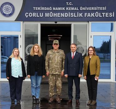 Tümgeneral Ala, Çorlu Mühendislik Fakültesi'ni ziyaret etti