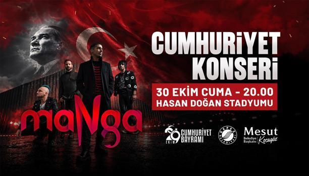Kepez’de Cumhuriyet Bayramı kutlamaları Manga konseriyle taçlanacak