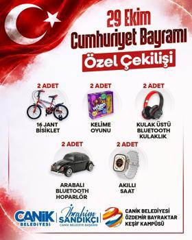 Samsun Canik Belediyesi'nden hediye yağmuru